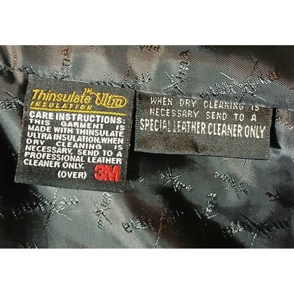 Vintage Wilsons MAXIMA Leather Jacket Womens XL Black Retro 90s Belted Button Up - Picture 4 of 6